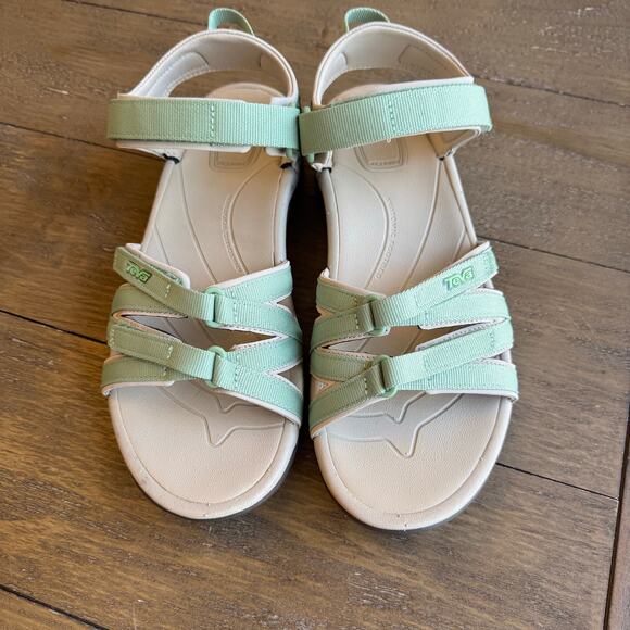 Teva Women's Size 9 EU 40 Tirra Hiking Sandal Foam Green Trails Outdoor Camping - Picture 2 of 13